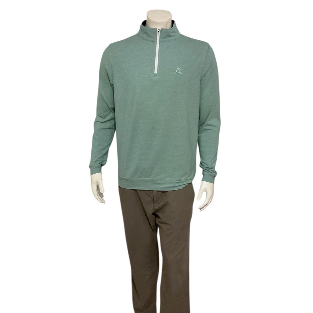 Rhoback Men’s Green Striped Sweatshirt